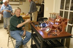 Mack, W4AX with Blue Lightning