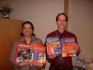 Carla Barton, Branch Manager and Michael Salpeter, Assistant Branch Manager of the Spruill Library