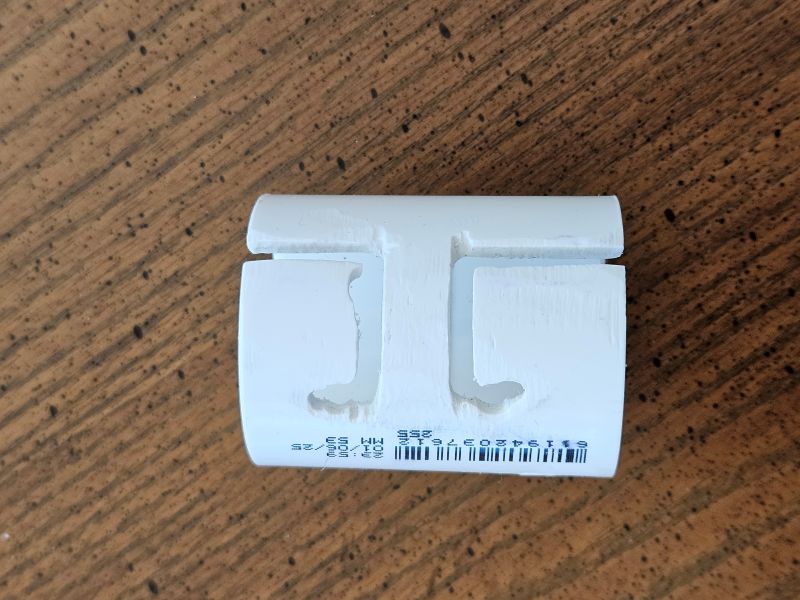 Figure 1.  The “Wire Kabob” for splice-free addition of a coil onto an existing wire.