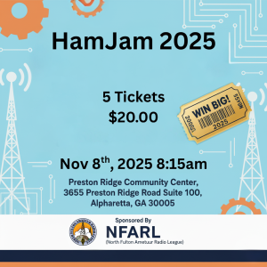 2025 HamJam Raffle Tickets